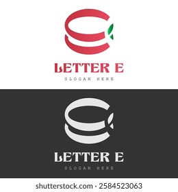 Letter E Logo Vector Stock Illustration