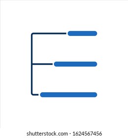 letter E logo vector template illustration