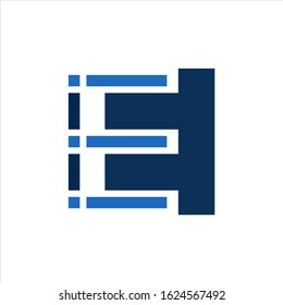 letter E logo vector template illustration