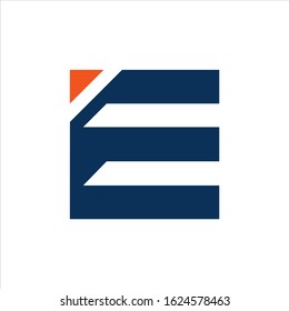 letter E logo vector template illustration
