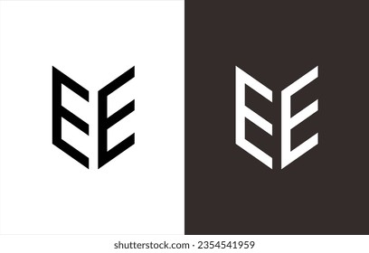 THE LETTER "E" AND "E" LOGO WHICH FORM A PAPER SIGN