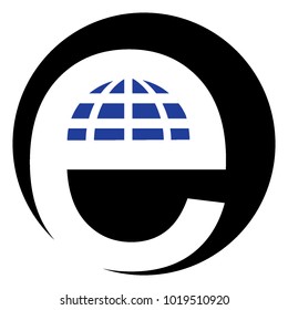 letter E logotype business