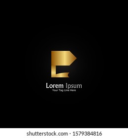"letter E". Minimalist, simple,digital and modern logo design.