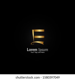 "letter E". Minimalist, simple,digital and modern logo design.