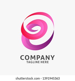 Letter E modern logo design inspiration