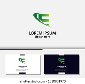 Letter E, modern logo and icon. vector design template.EPS10