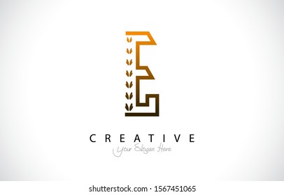 Letter E Modern Trendy Design Logo Concept. Creative look Icon Logo with gradient style Vector Illustration.