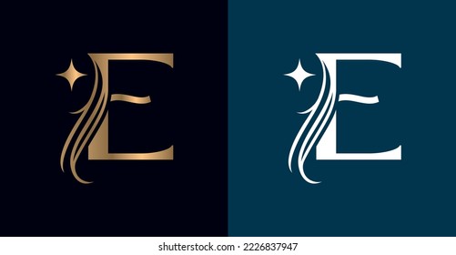 Letter E Monogram Logo design