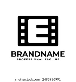 Letter E Movie Logo, Perfect for Film Production Studios