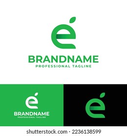 Letter E Nature Logo, suitable for any business related to nature with E initials
