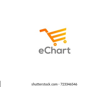 Letter E Online Shop Logo