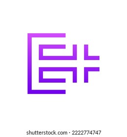 Letra E más diseño de logotipo médico