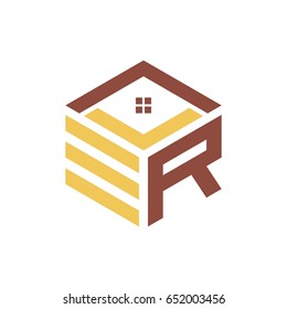 letter e r real estate logo