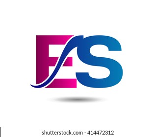 letter E and S logo
