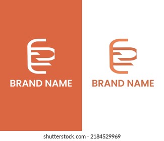 letter e and s modern logo design template