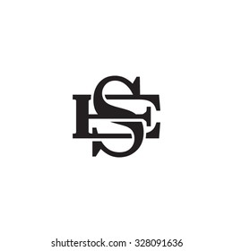 letter E and S monogram logo