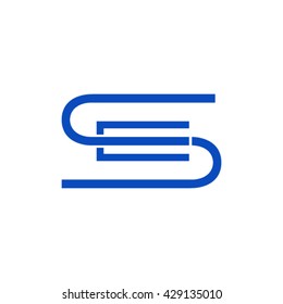 Letter E and S monogram logo