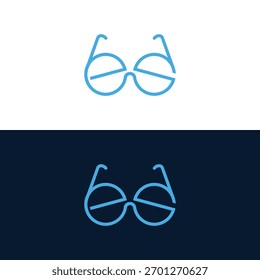 Logotipo de las gafas de sol con letra E y S