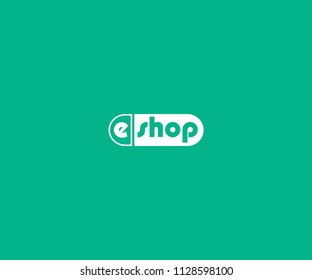 Letter E SHOP Logo
