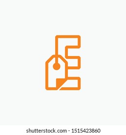 Letter E Shop Retail Creative Business Logo