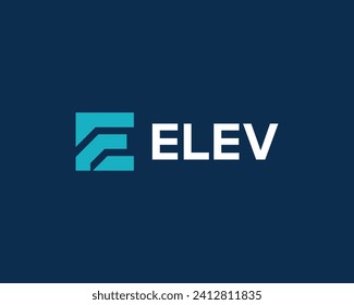 Letter E Simple Monogram Logo