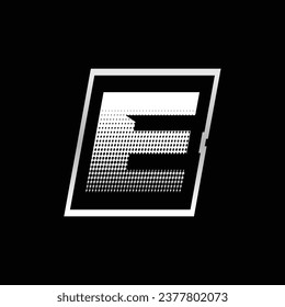 Letter E Speed Logo Design Template Inspiration, Vector Illustration For Sticker, Racing.