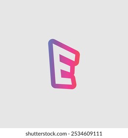 letter E tech logo design template, E tech logo, E technology vector