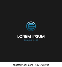 Letter E Technology Creative Vector Logo Design