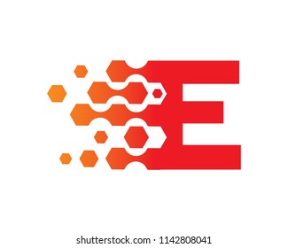 Letter E Template Design Vector, Emblem, Concept Design, Creative Symbol, Icon