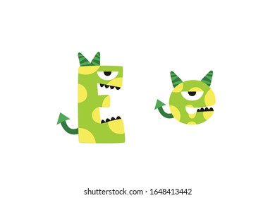 Letter E vector Icon Illustration