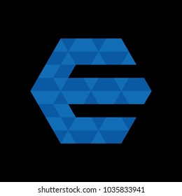 letter E vector logo