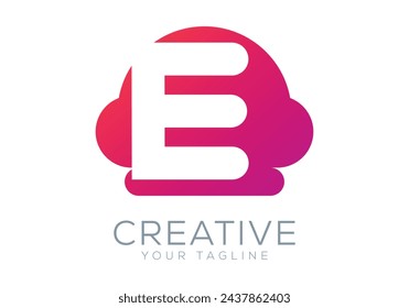 Letter e vector logo icon design template