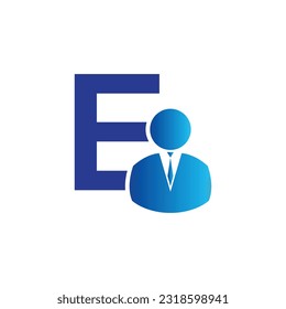 Letter E vector logo template, Colorful Letter E logo, Financial Company Logo, Financial Institute Advisors Logo Design Template Vector Icon