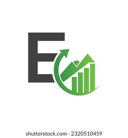 Letter E vector logo template, Colorful Letter E logo, Financial Company Logo, Financial Institute Advisors Logo Design Template Vector Icon