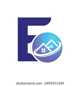 Letter E vector logo template, Colorful Letter E logo, Real Estate, Building and Construction Logo Design Template Vector Icon