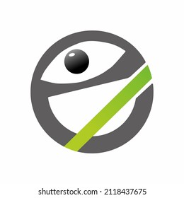 letter e vector logo. Trendy business element.