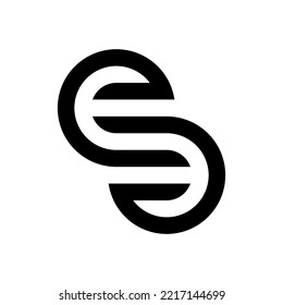 Letter EA or AE creative monogram logo