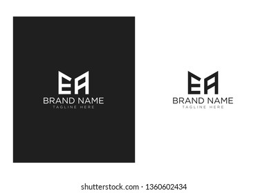 Letter EA - Logo Design Element - vector