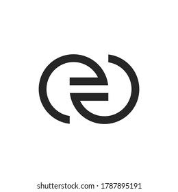 Letter EA Logo Design Template