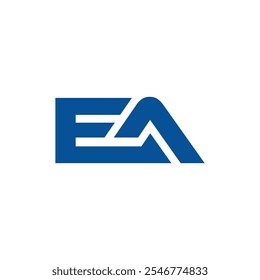 Letra EA Logo Simple Limpio y Elegante