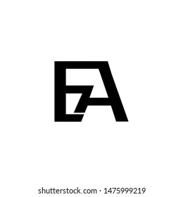 Letter Ea New Logo Vector Stock Vector (Royalty Free) 1475999219 ...