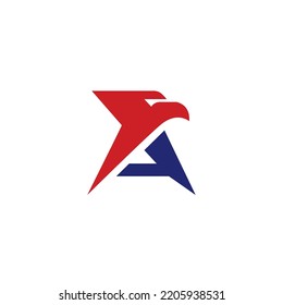 Letter A Eagle Logo Design, Eagle Head Logo, American Design