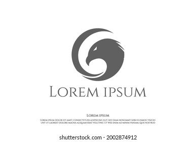 Letter Eagle Text Word Type Font Typography Logo Design Vector