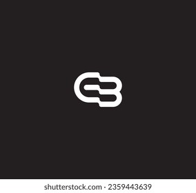 Letter EB, BE logo design template elements. Modern abstract digital alphabet letter logo.