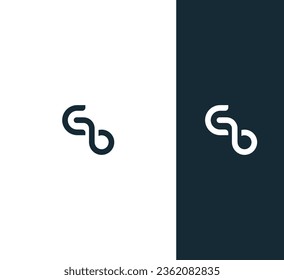 Letter EB, BE logo design template elements. Modern abstract digital alphabet letter logo.