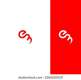 Letter EB, BE logo design template elements. Modern abstract digital alphabet letter logo.