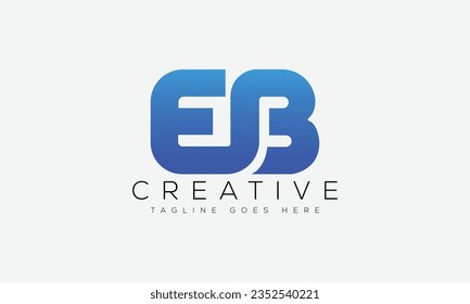Letter EB Logo Design Vorlage Vektorgrafik.