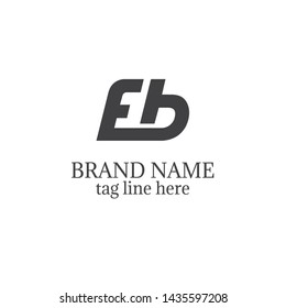Letter EB logo icon design template elements