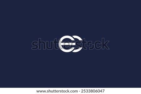letter ec circle logo icon design vector design template inspiration