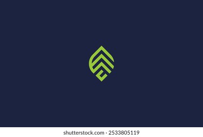 letter ec with leaf logo icon design vector design template inspiration